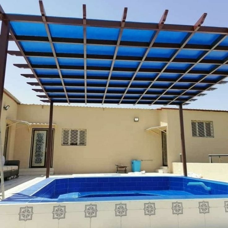 مظلات تغطية مسابح مكة